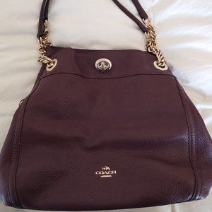 Coach Handbag & matching large zipper wallet
